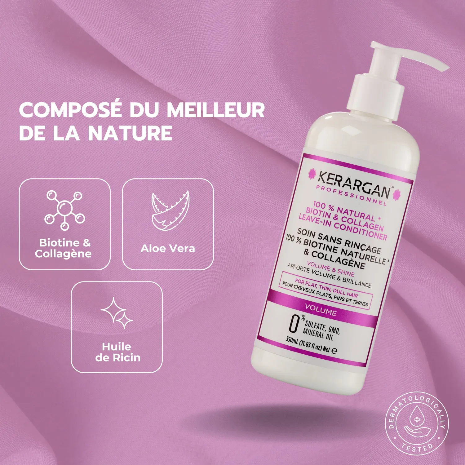 Kerargan Biotina Collagene Leave-in volume capelli protettivo