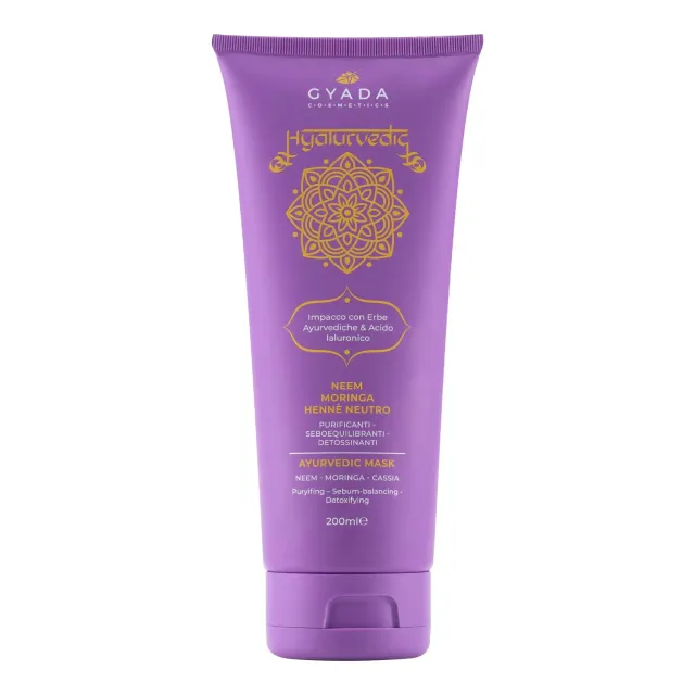Gyada Cosmetics Hyalurvedic Impacco Purificante 200 ml capelli grassi