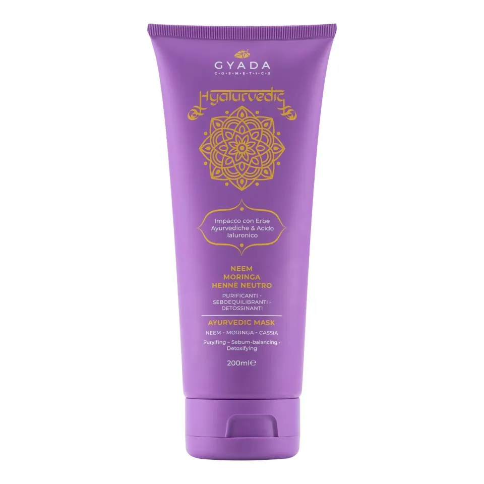 Gyada Cosmetics Hyalurvedic Impacco Purificante 200 ml capelli grassi