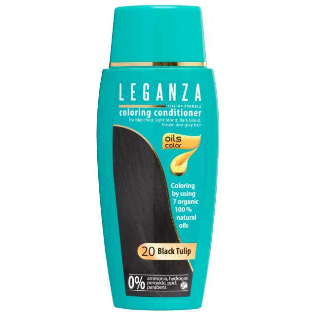Leganza 20 Tulipano Nero maschera colorante 150 ml nera