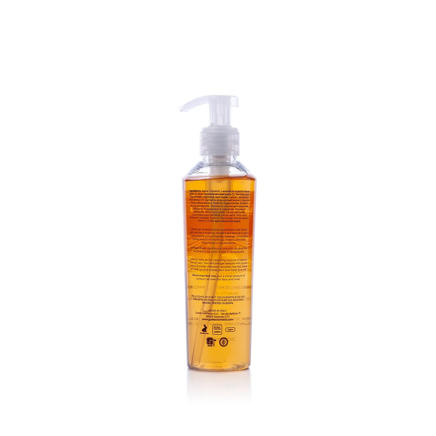 Gyada Gel Detergente Micellare Antiage 200 ml Aloe