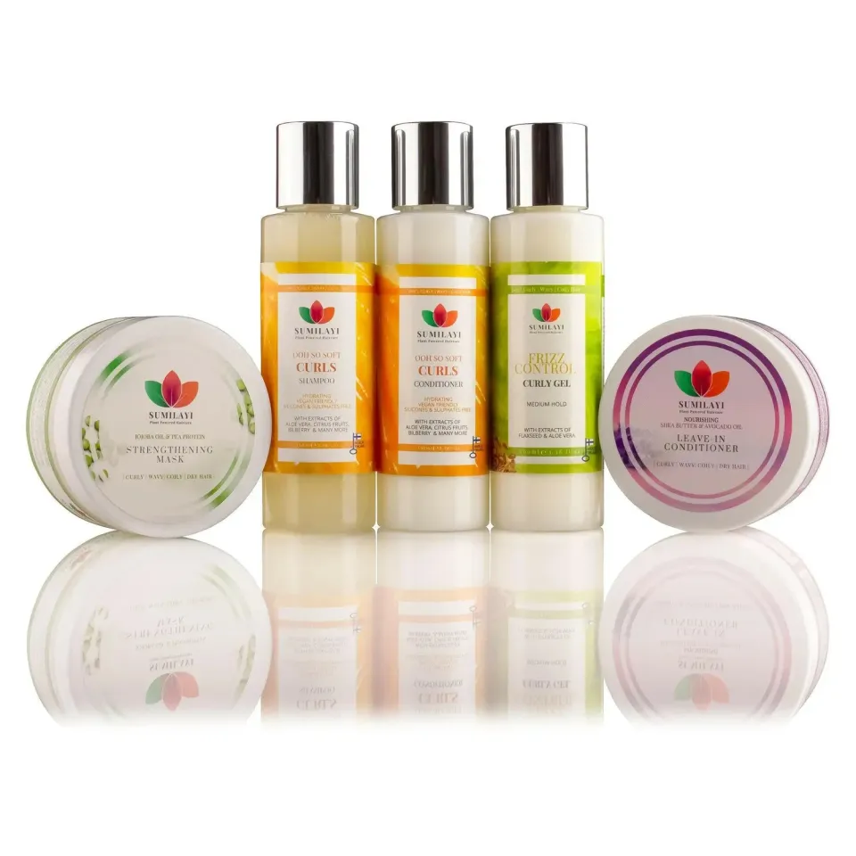 Sumilayi Kit Cura Capelli Ricci 5x100 ml completo viaggio