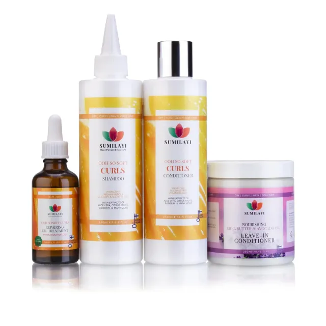 Sumilayi All Inclusive Curls kit capelli ricci 4 pezzi idratante