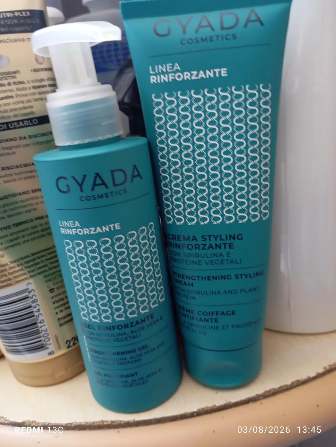 Gyada Rinforzante Spirulina Crema Styling capelli 125 ml disciplinante