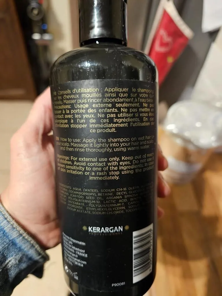 Kerargan Ricin Crescita shampoo 500ml olio di ricino forza