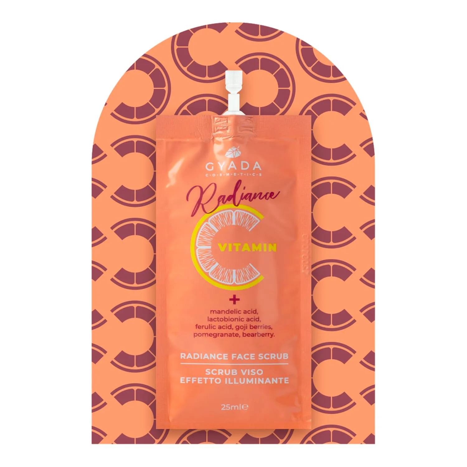 Gyada Radiance Scrub Viso 25 ml Vitamina C Illuminante