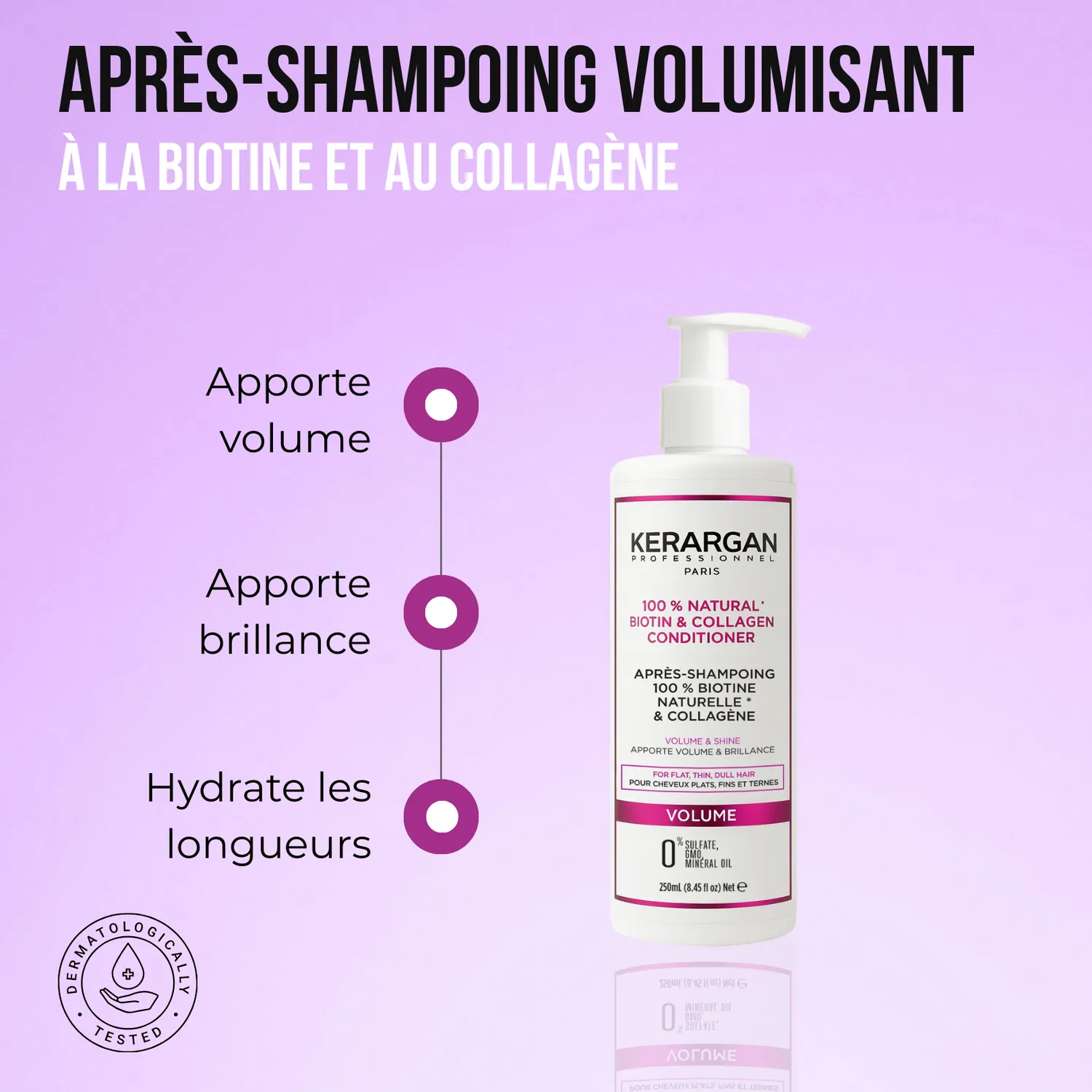 Kerargan Biotina Collagene Balsamo 250ml Volumizzante