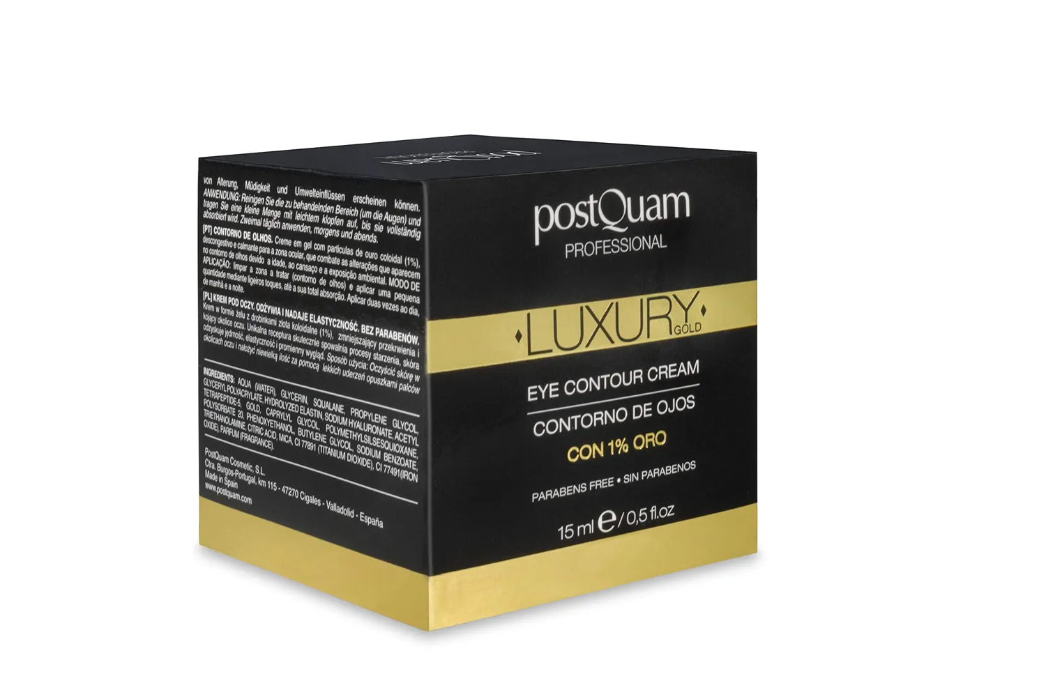 Postquam Luxury Gold crema contorno occhi antirughe idratante