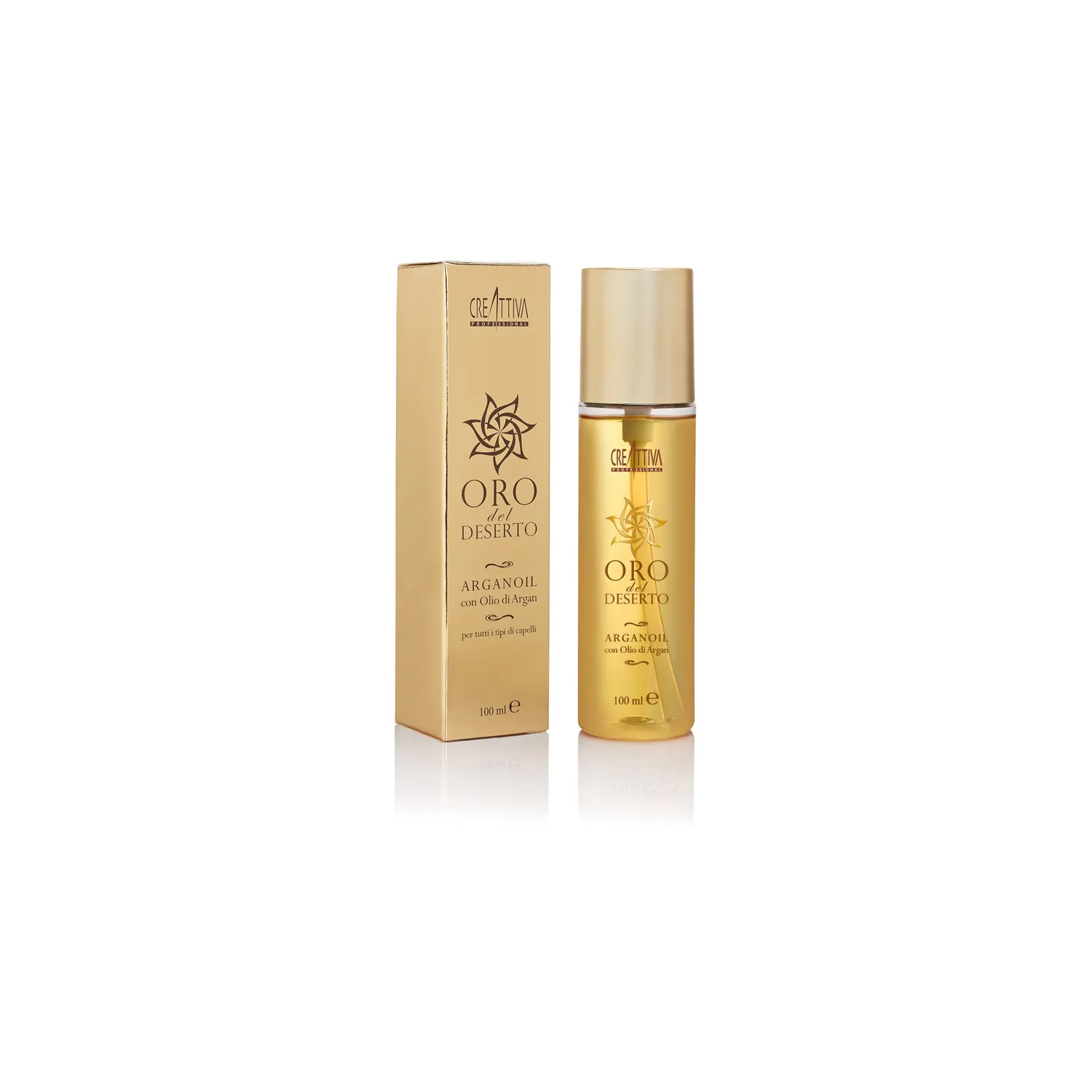 Creattiva Oro Deserto ArganOil olio capelli 100 ml nutriente