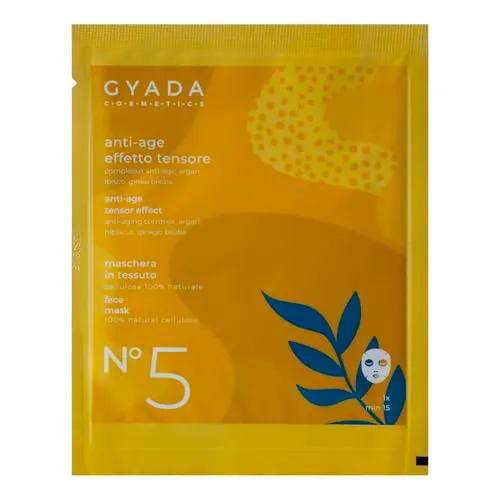 Gyada Cosmetics Maschera Viso Tessuto Antiage 15 ml Olio Argan