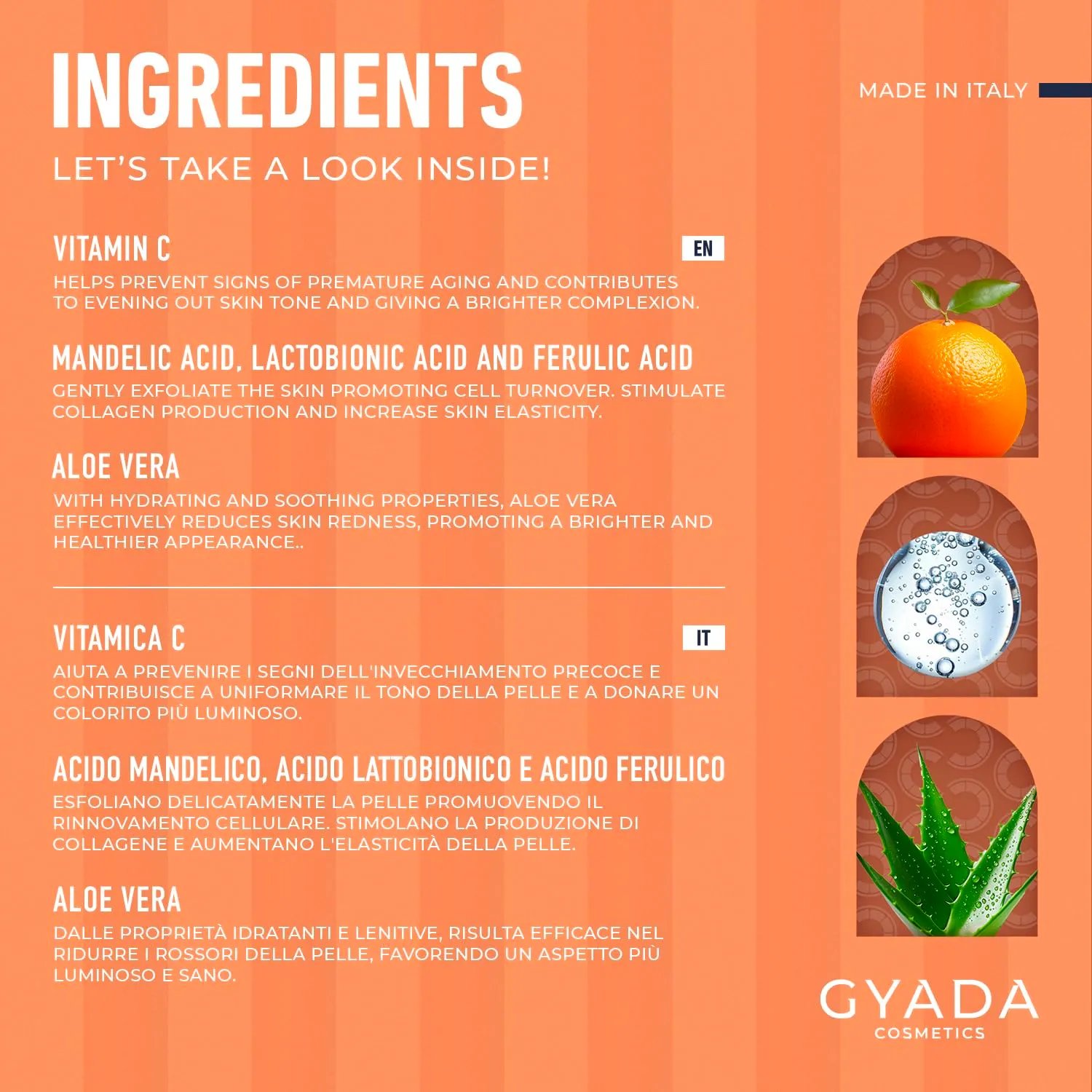 Gyada Radiance Mousse Detergente 150ml vitamina C