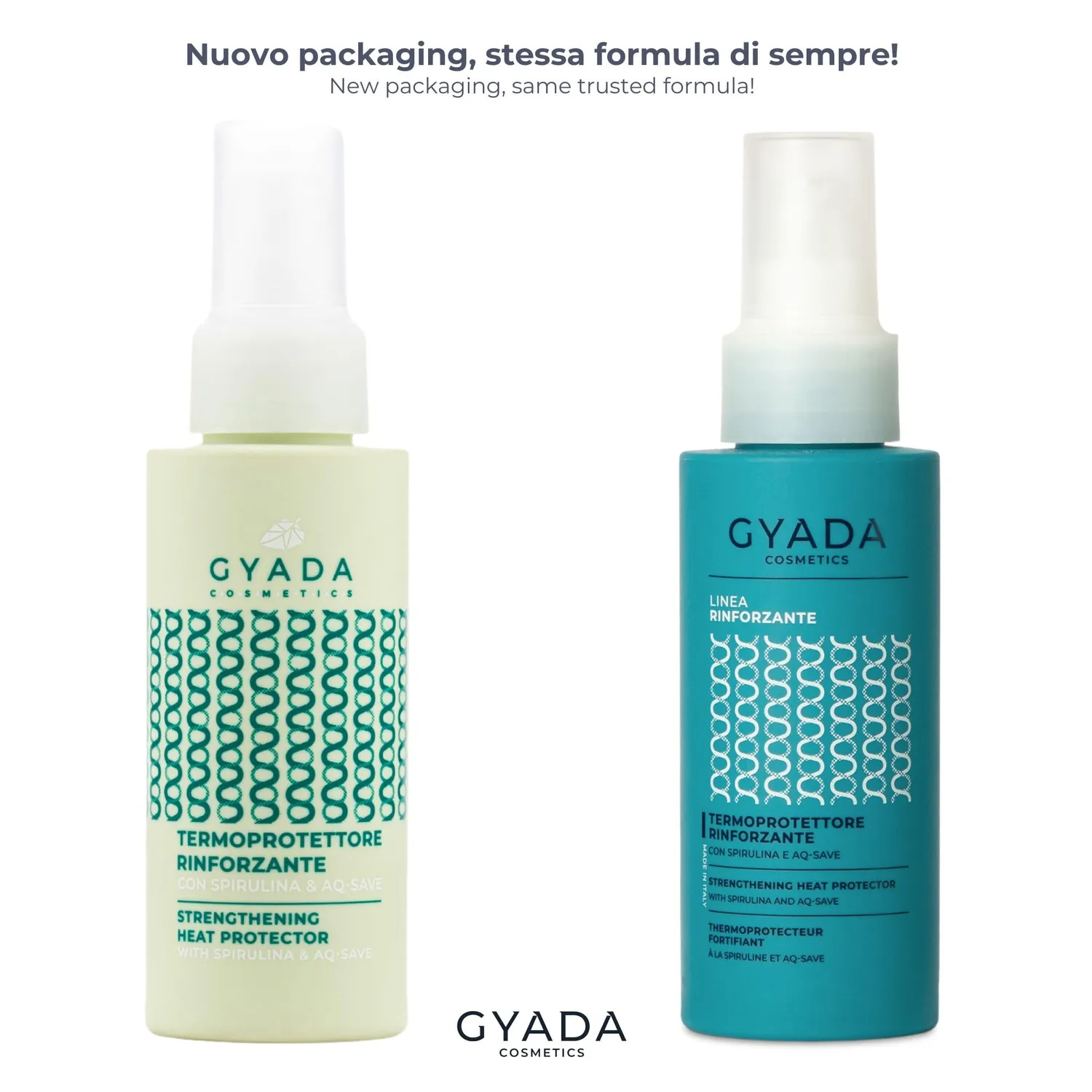 Gyada Rinforzante Spirulina termoprotettore capelli 100 ml new pack