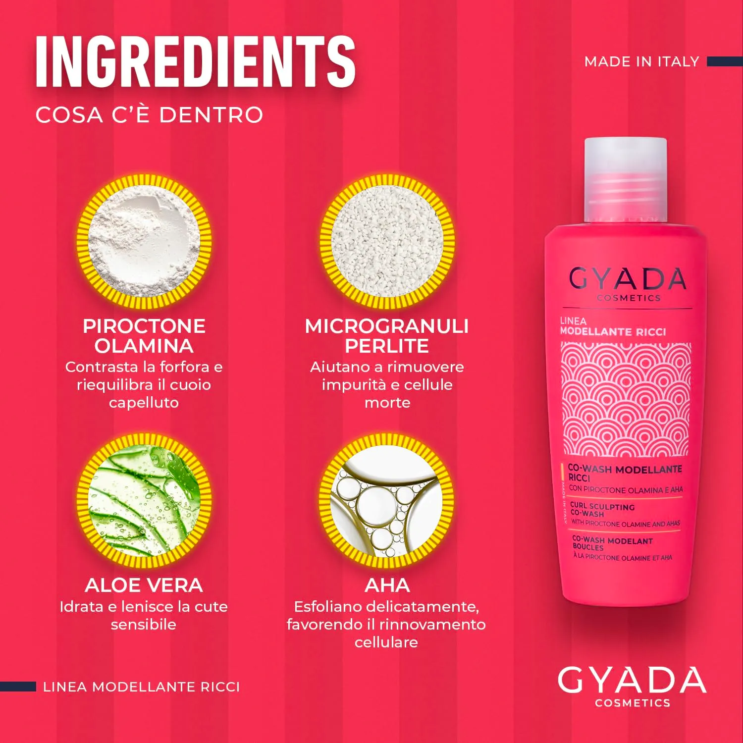 Gyada Cosmetics Ricci Co-Wash Balsamo 200 ml Antiforfora