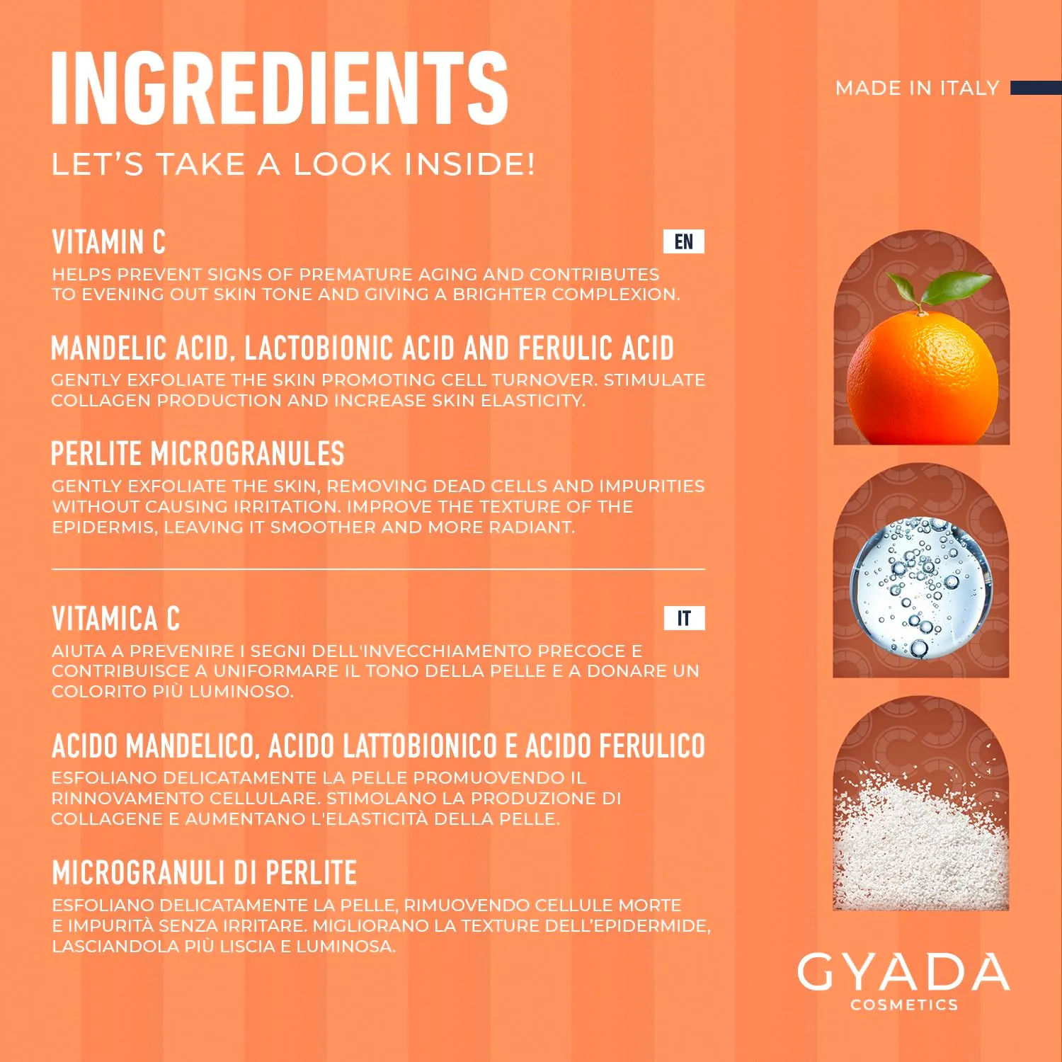 Gyada Radiance Scrub Viso 25 ml Vitamina C Illuminante
