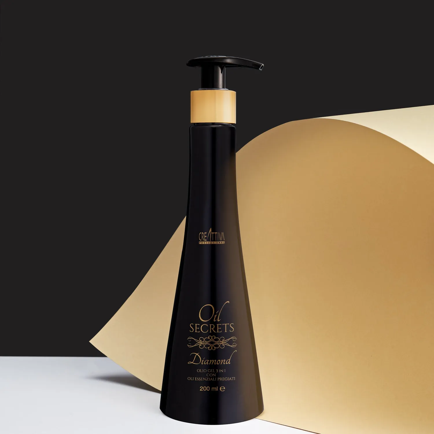 Creattiva Oil Secrets Diamond olio gel 200ml anticrespo