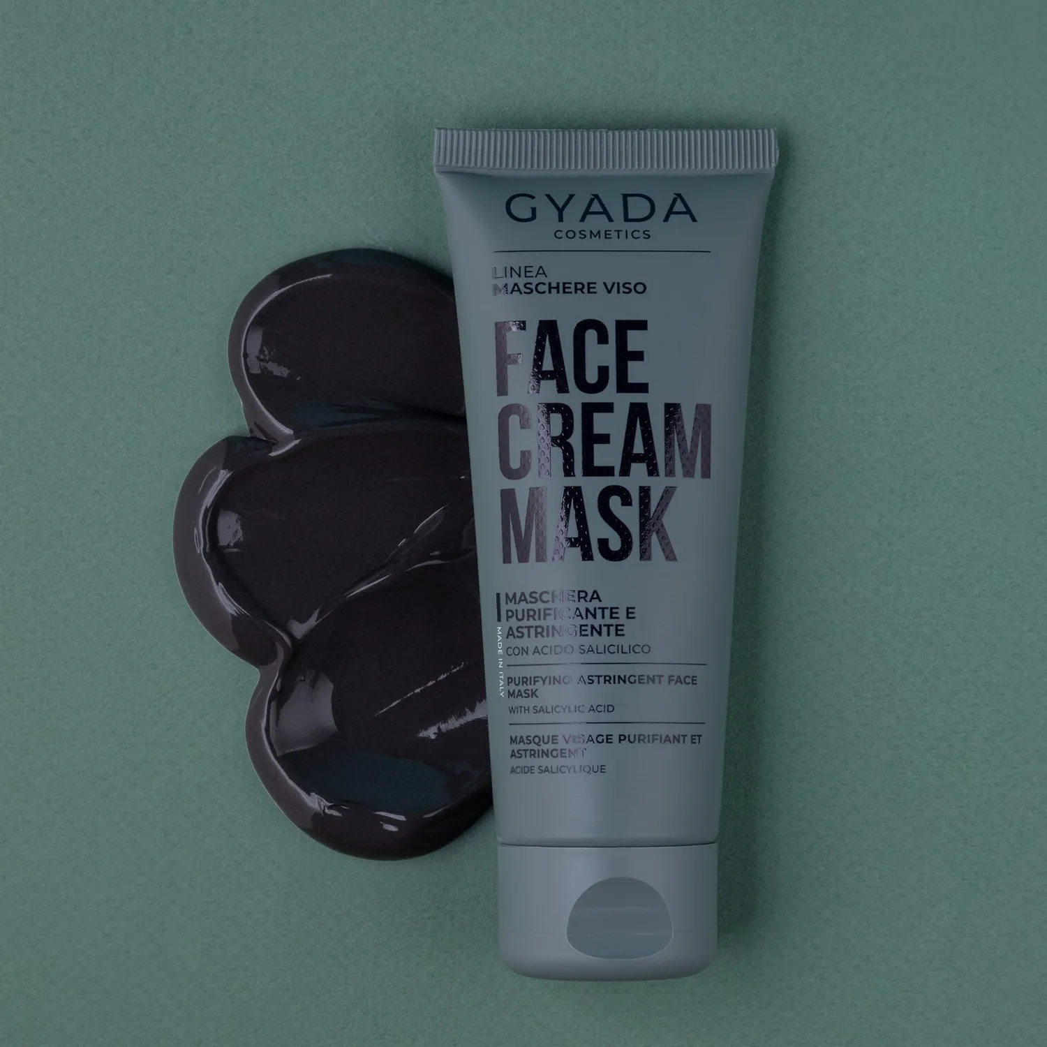 Gyada Maschera Viso Purificante 75 ml carbone pelli impure