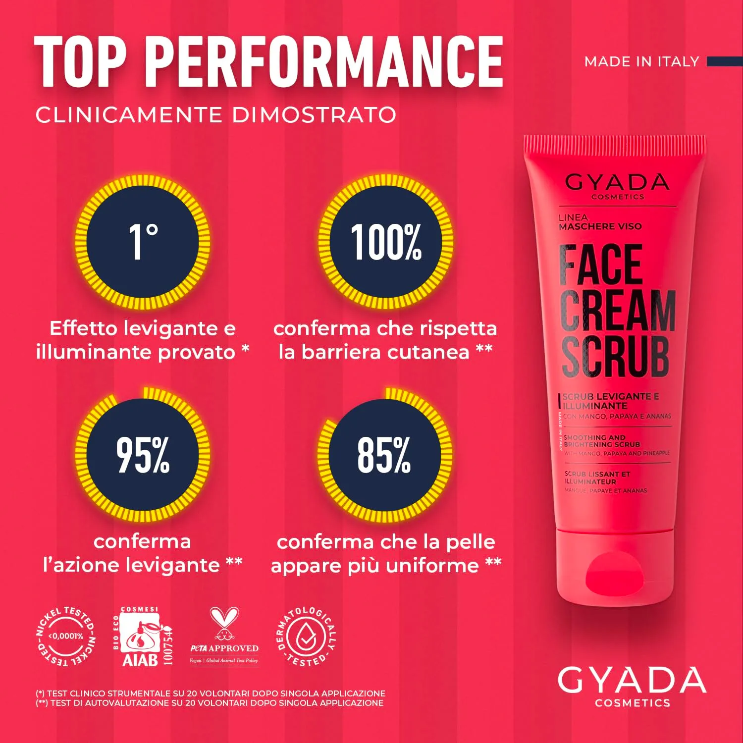Gyada Daily Skin Routine Scrub Viso Levigante e Illuminante 75 ml