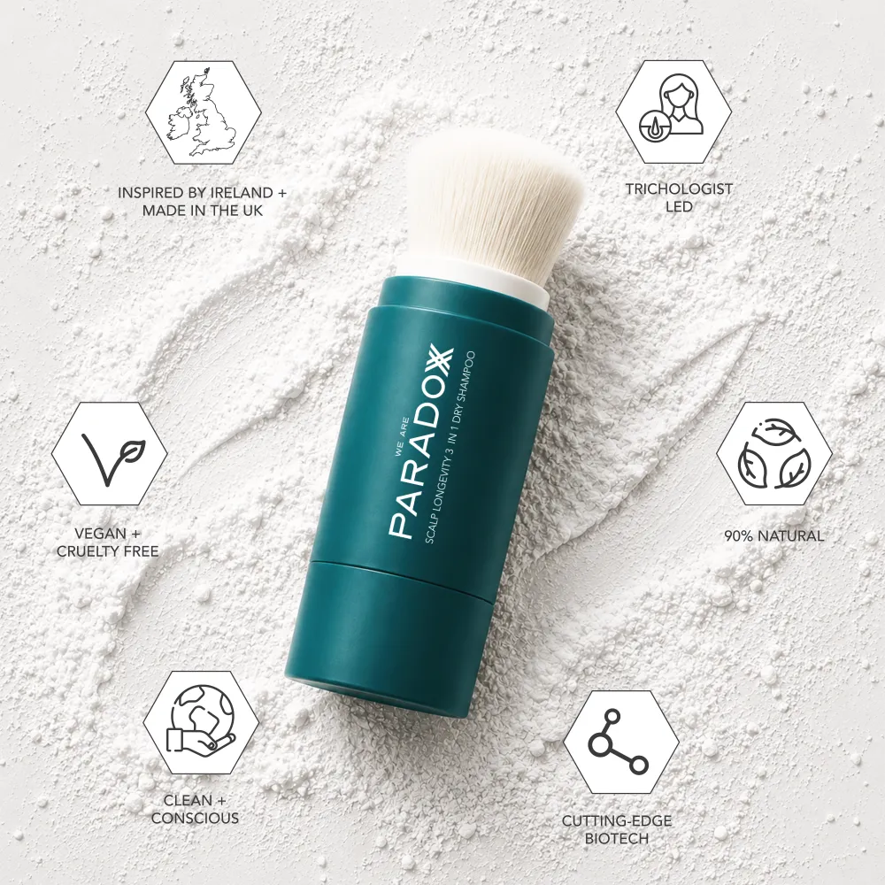 We are paradoxx Scalp Longevity shampoo secco polvere volume