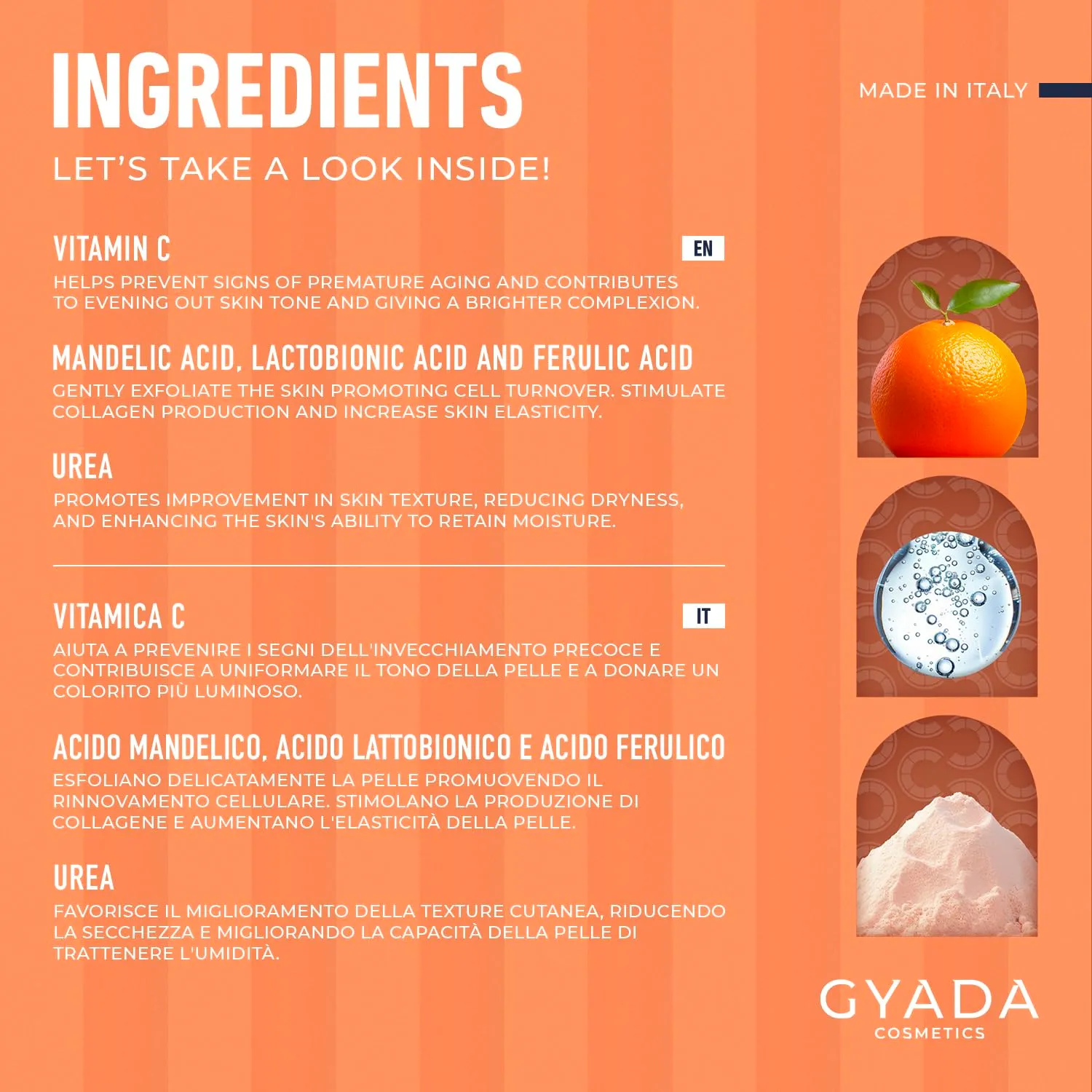 Gyada Radiance Cleansing Gel Detergente Viso 200 ml Vitamina C