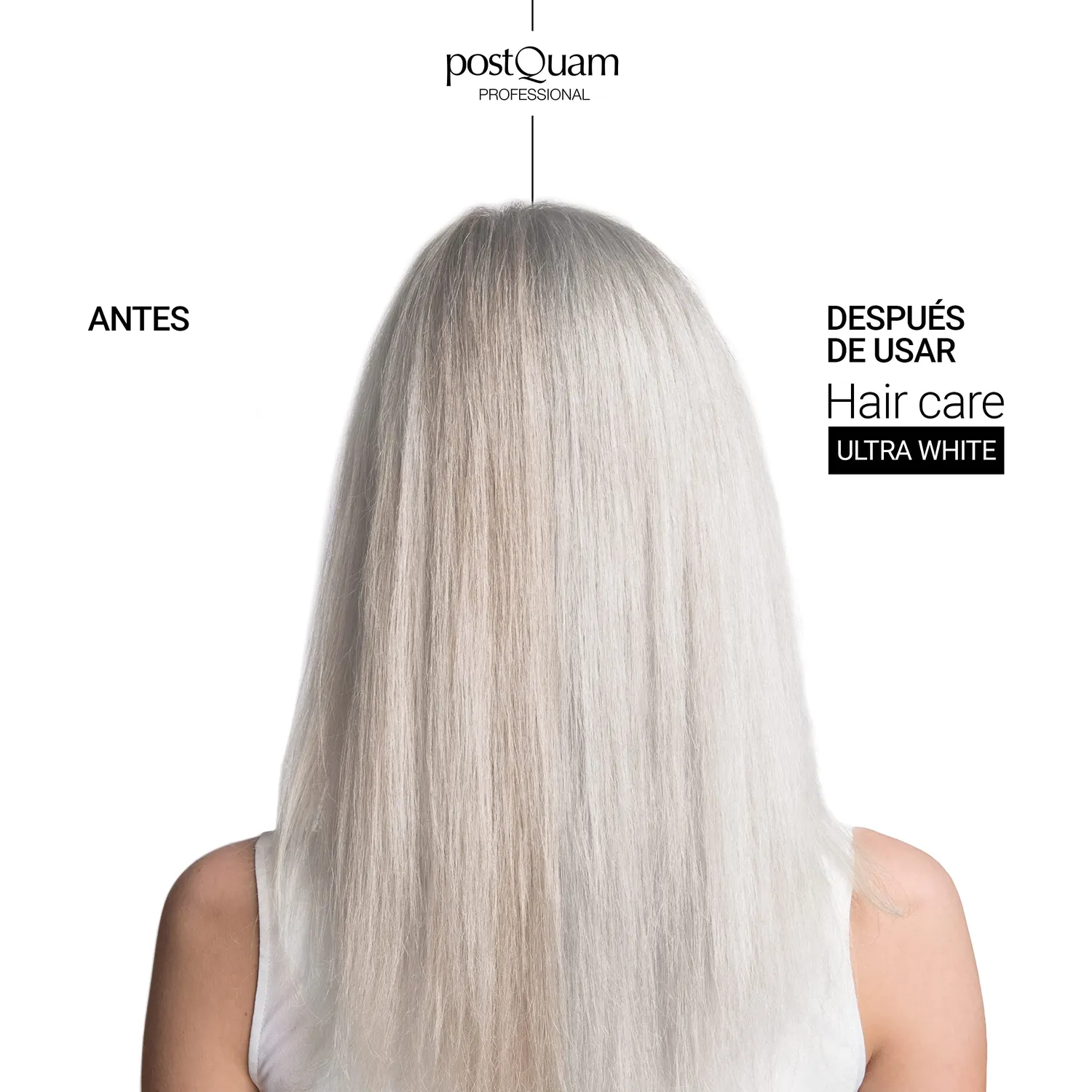 Postquam Shampoo Antigiallo Capelli Bianchi 1000 ml Pigmenti Viola