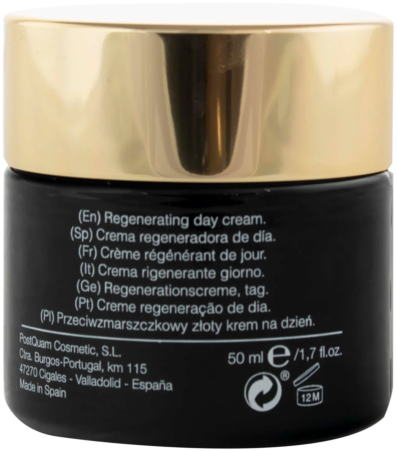 Postquam Luxury Gold crema giorno viso 50 ml idratante