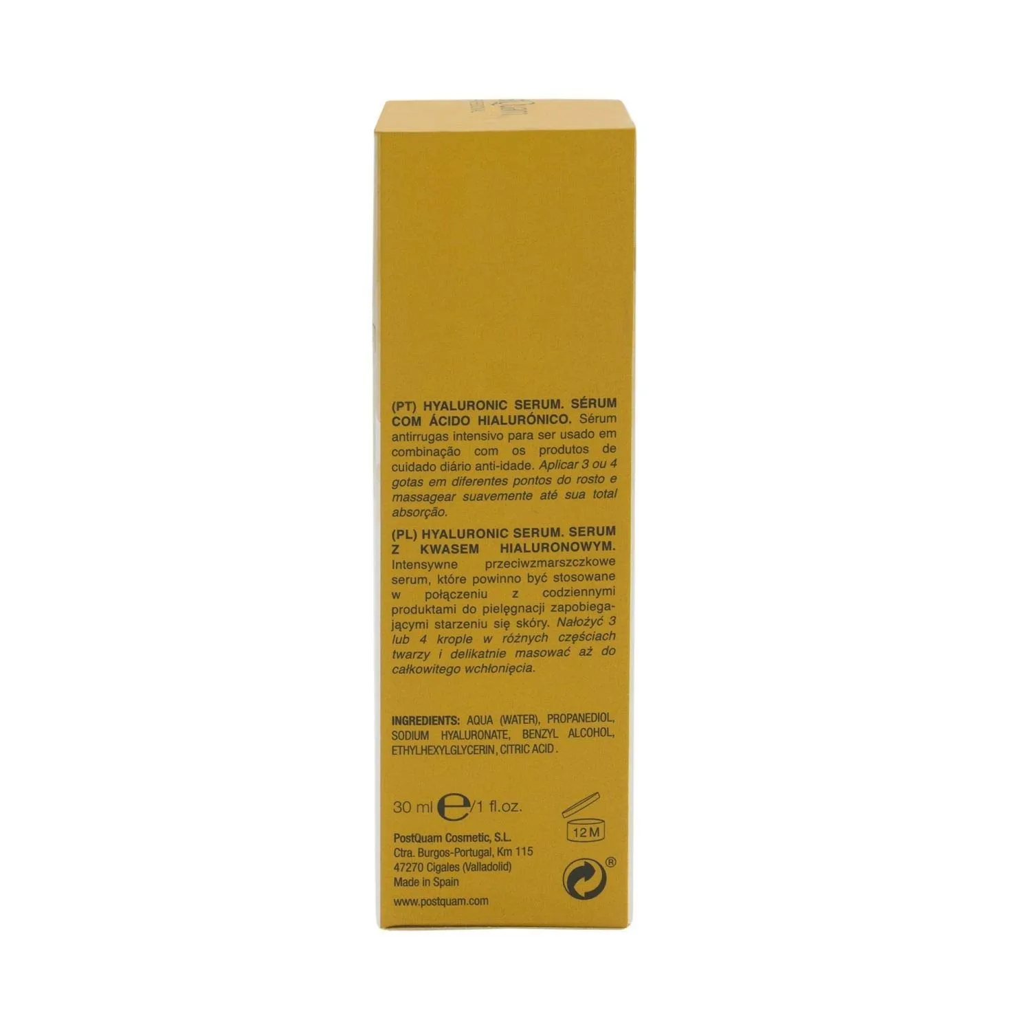 Postquam Med Skin Hyaluronic siero viso 30 ml ialuronico