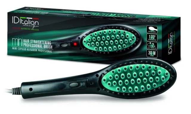 Postquam Ideliss Brush Mini Spazzola Lisciante Elettrica Verde