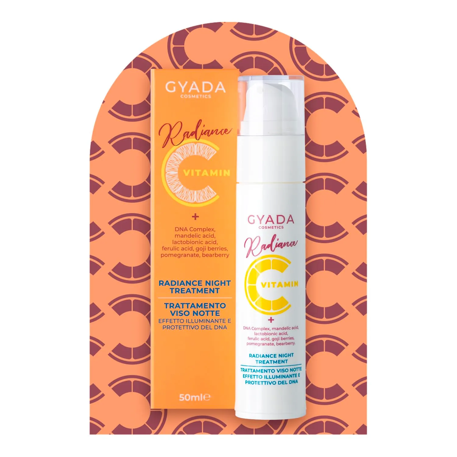 Gyada Radiance Night Treatment viso notte 50 ml antiossidante