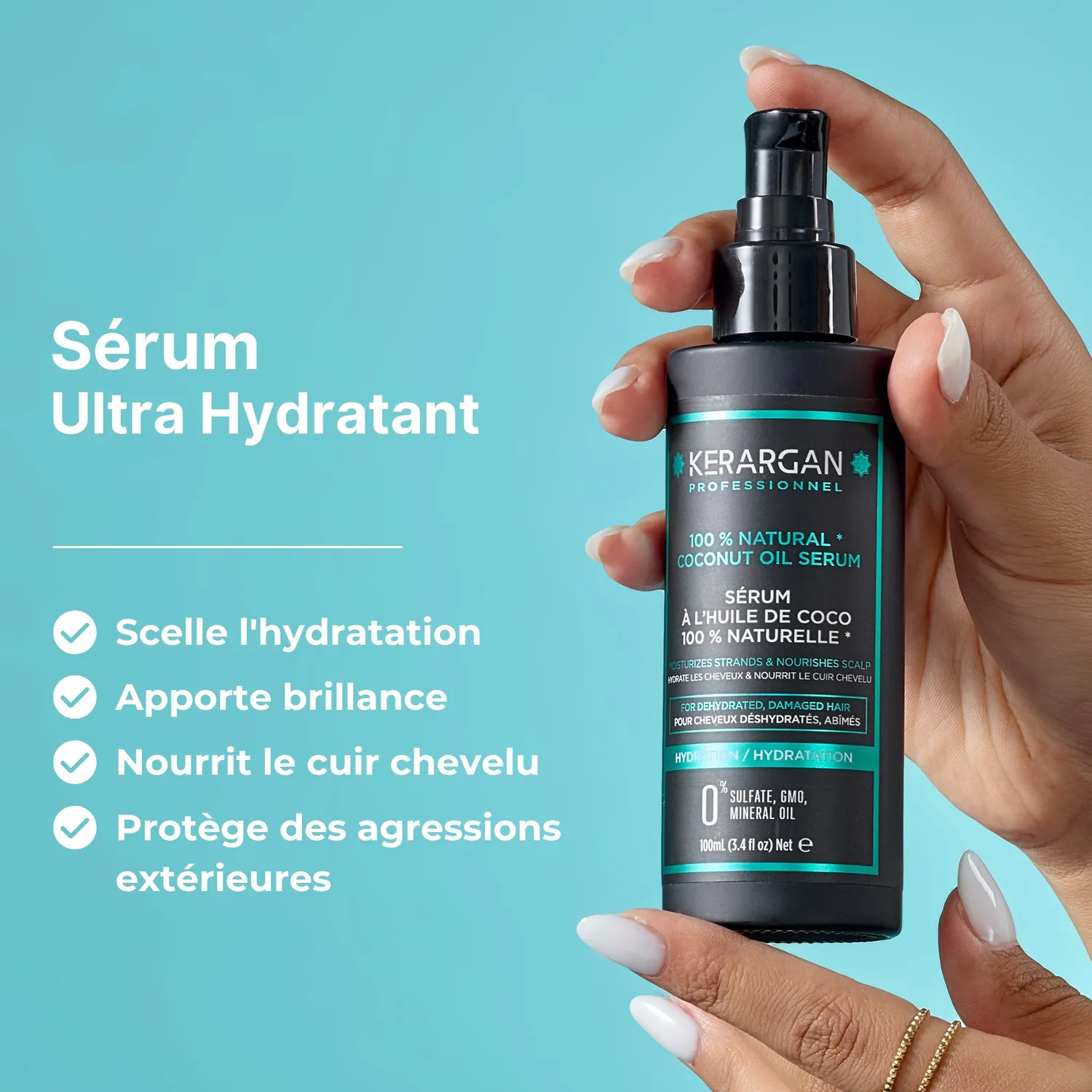 Kerargan Coco Siero Capelli 100 ml Olio Cocco