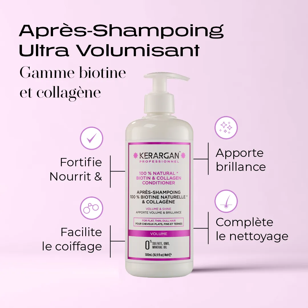 Kerargan Biotina Collagene balsamo volume capelli fini