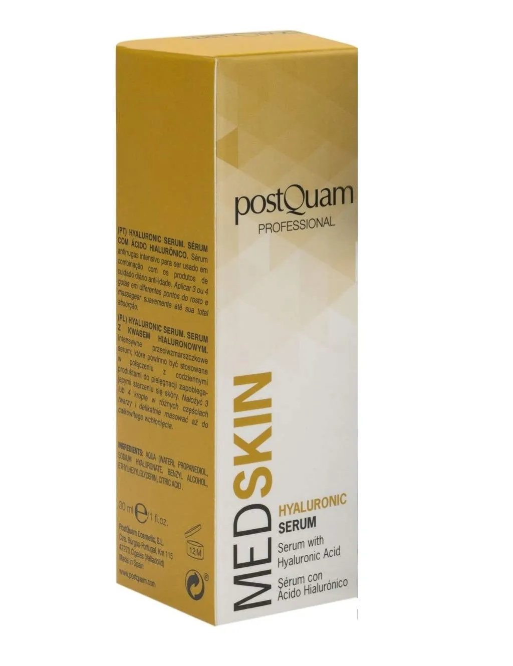 Postquam Med Skin Hyaluronic siero viso 30 ml ialuronico