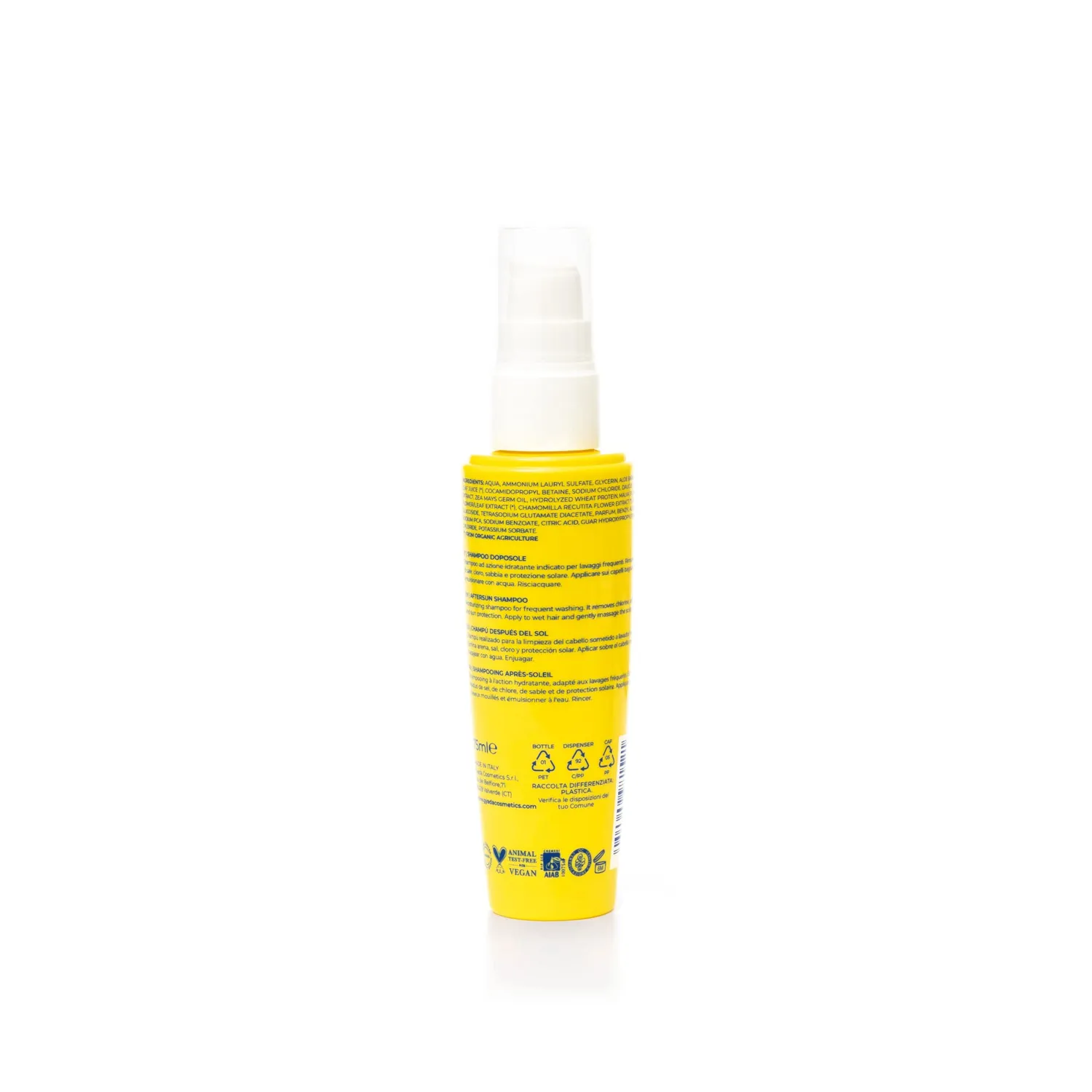 Gyada Suncare Shampoo Doposole idratante 75 ml delicato