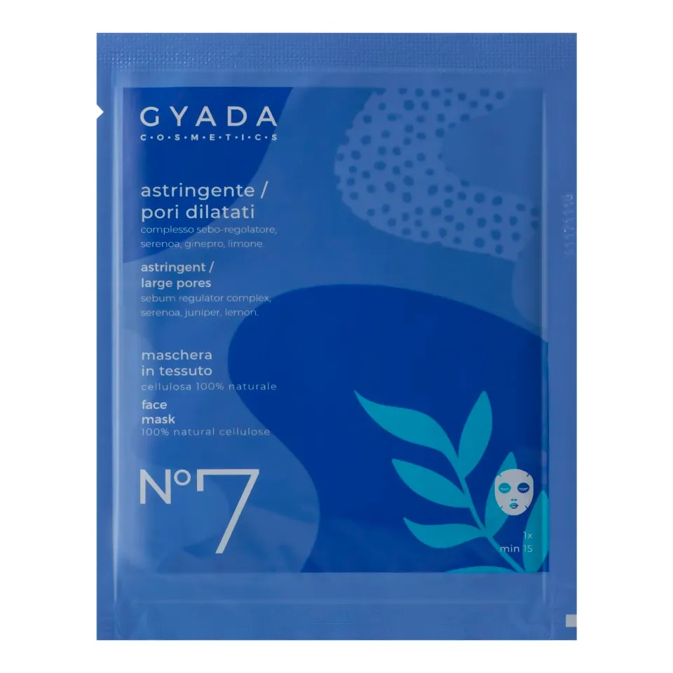 Gyada Maschera Viso Tessuto astringente pori dilatati 15 ml