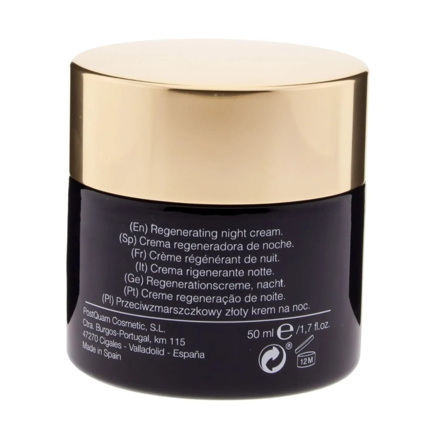 Postquam Luxury Gold Crema Notte Rigenerante Oro 50 ml