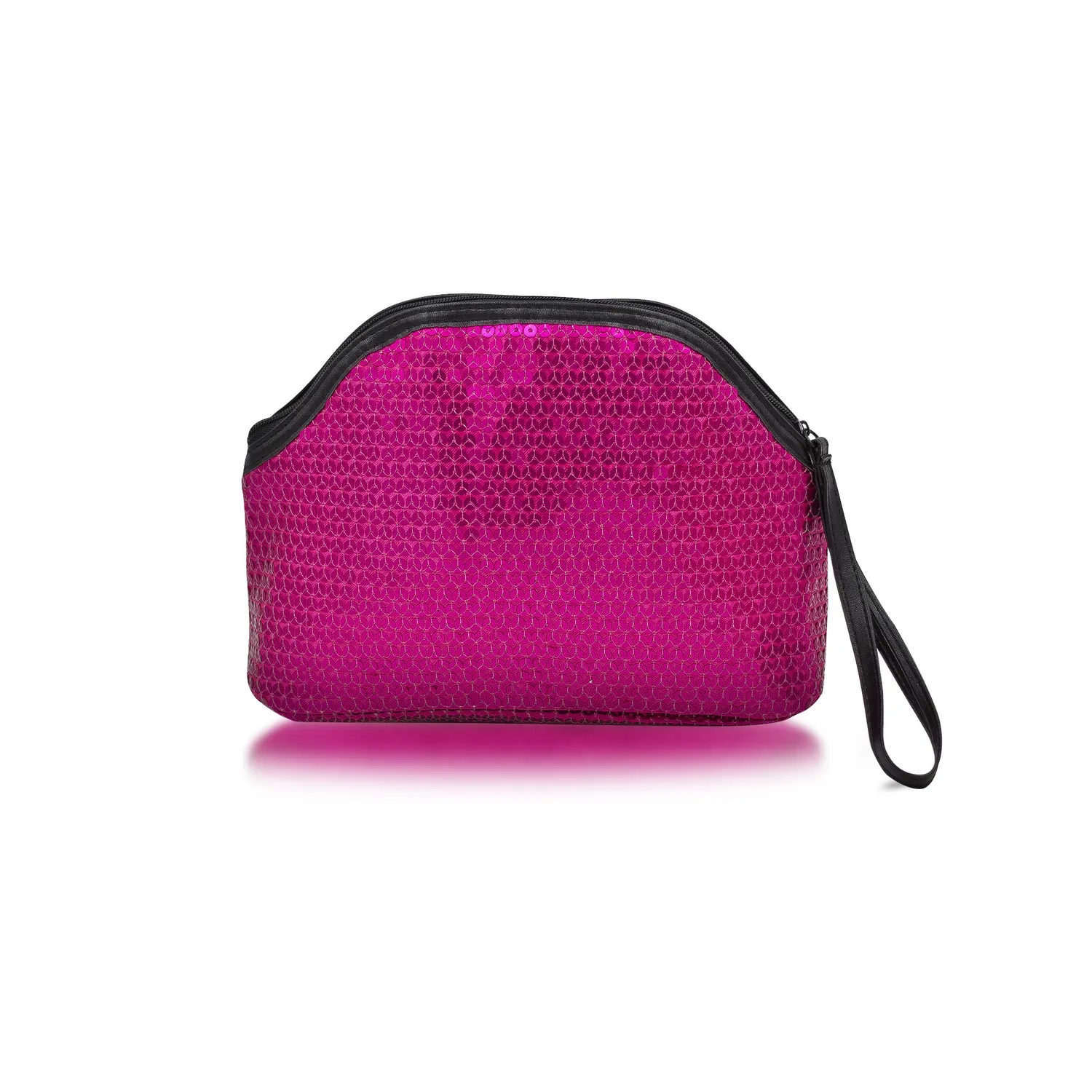 Creattiva Pochette Xmas Gift porta trucchi oro 20x15x7 cm paillettes