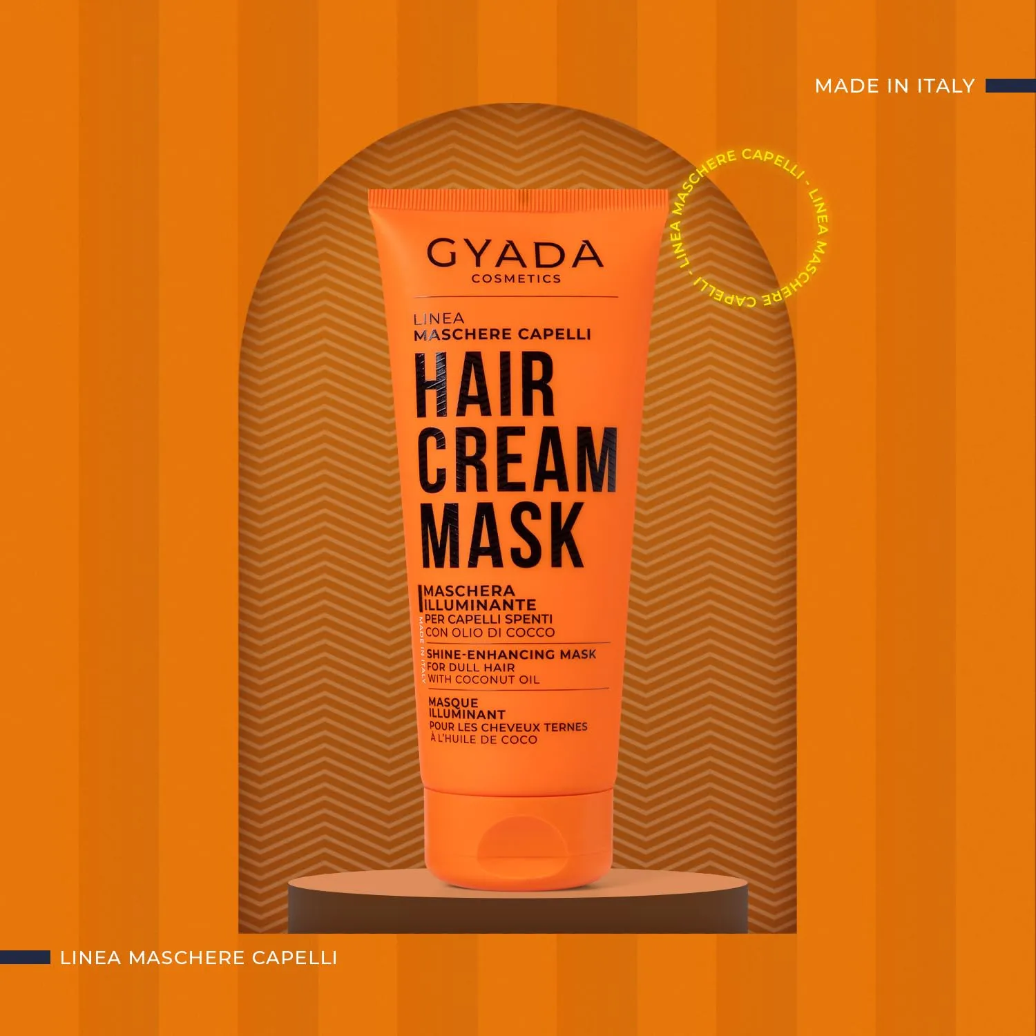 Gyada Cosmetics Maschera Capelli Illuminante 200 ml cocco