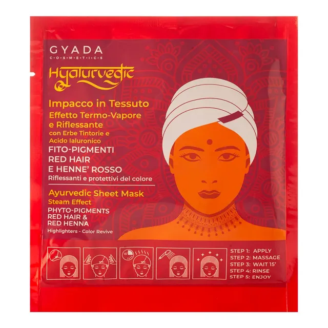 Gyada Hyalurvedic Red Hair maschera cuffia 60 ml capelli rossi