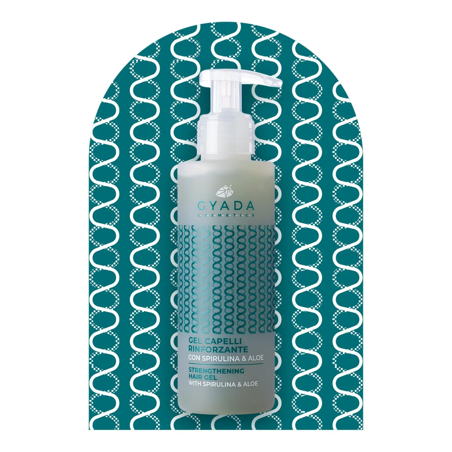 Gyada Spirulina kit capelli 3 pezzi ricci rinforzante