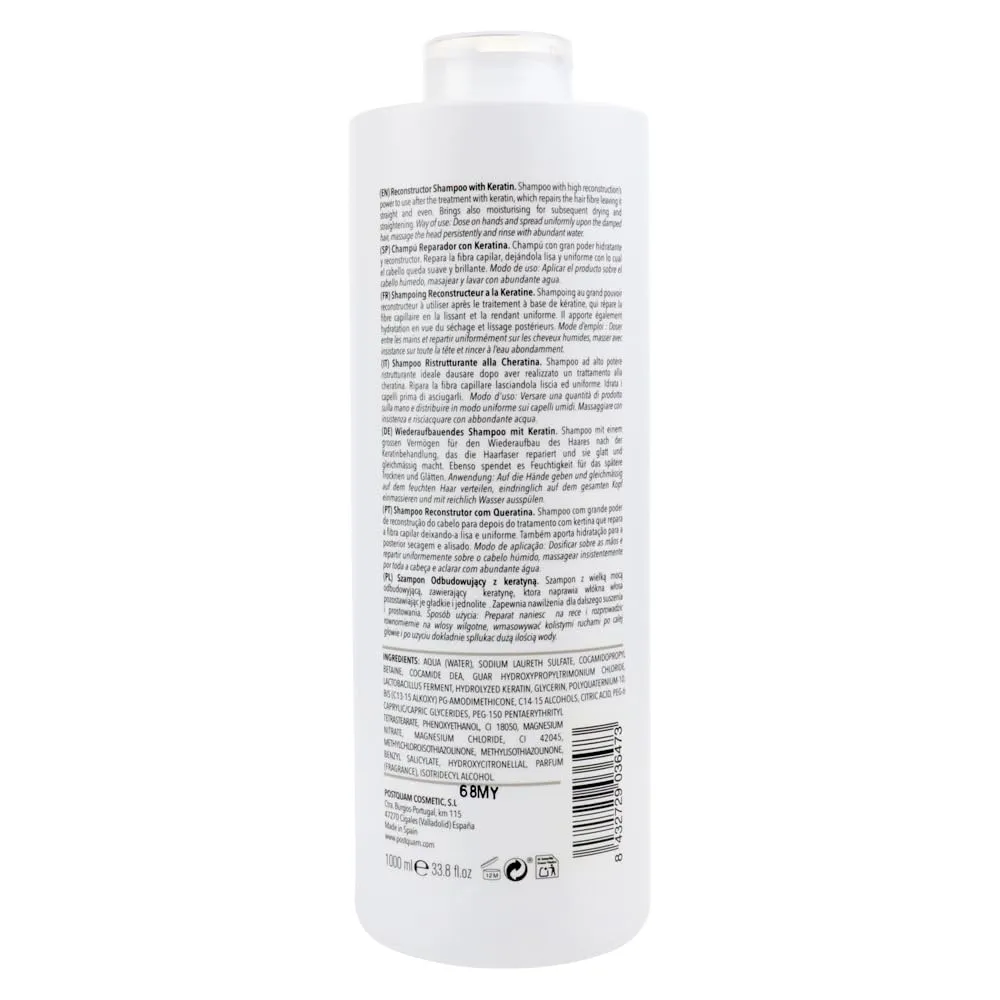 Postquam Keractiv Shampoo Cheratina Ricostruttivo 1000 ml
