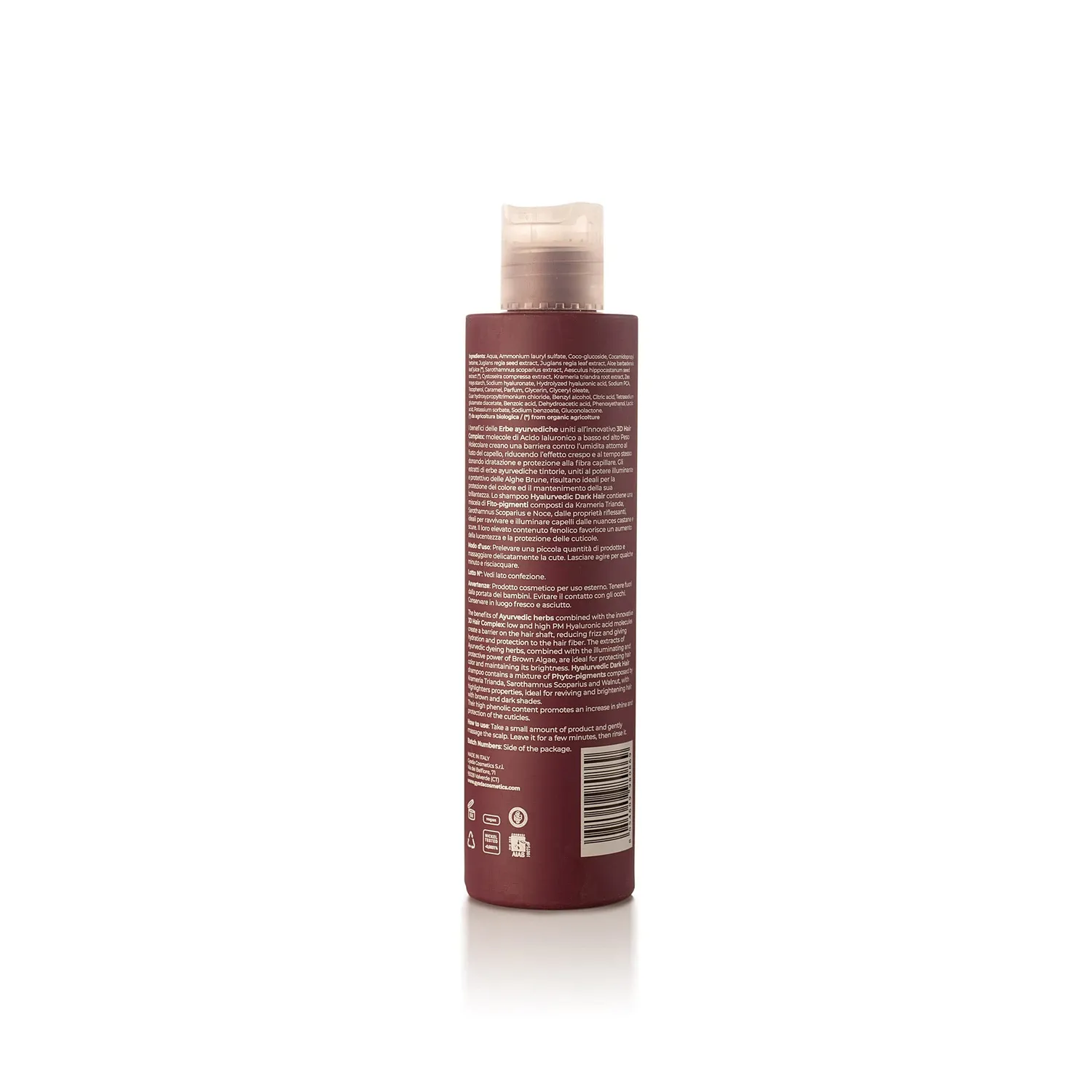 Gyada Hyalurvedic Dark shampoo capelli scuri 200 ml