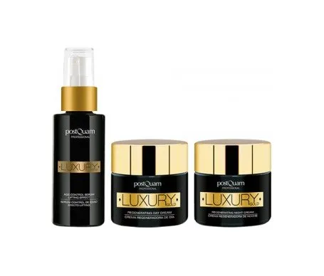 Postquam Luxury Gold kit viso 3 pezzi acido ialuronico