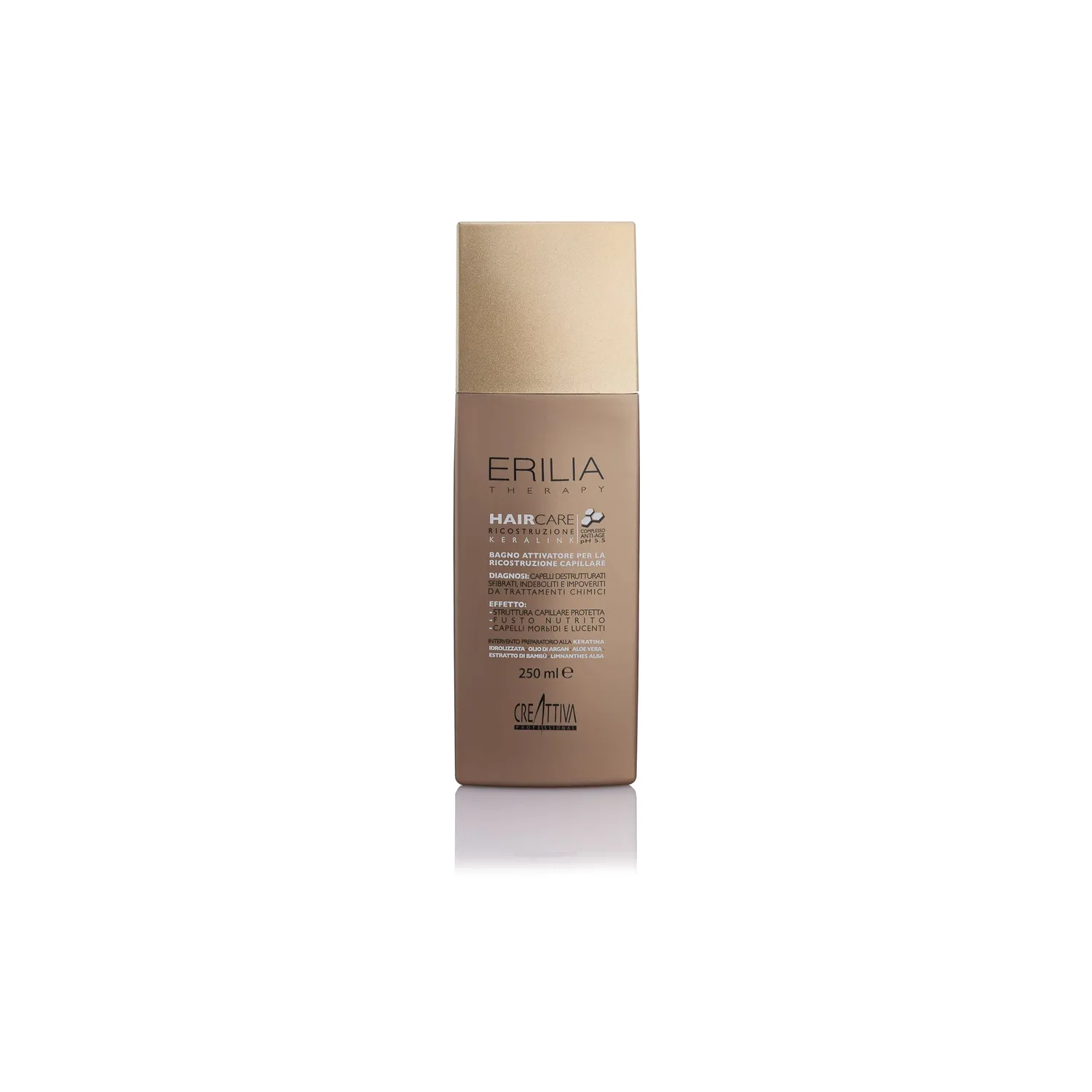 Creattiva Erilia Keralink shampoo attivatore 250 ml ricostruzione