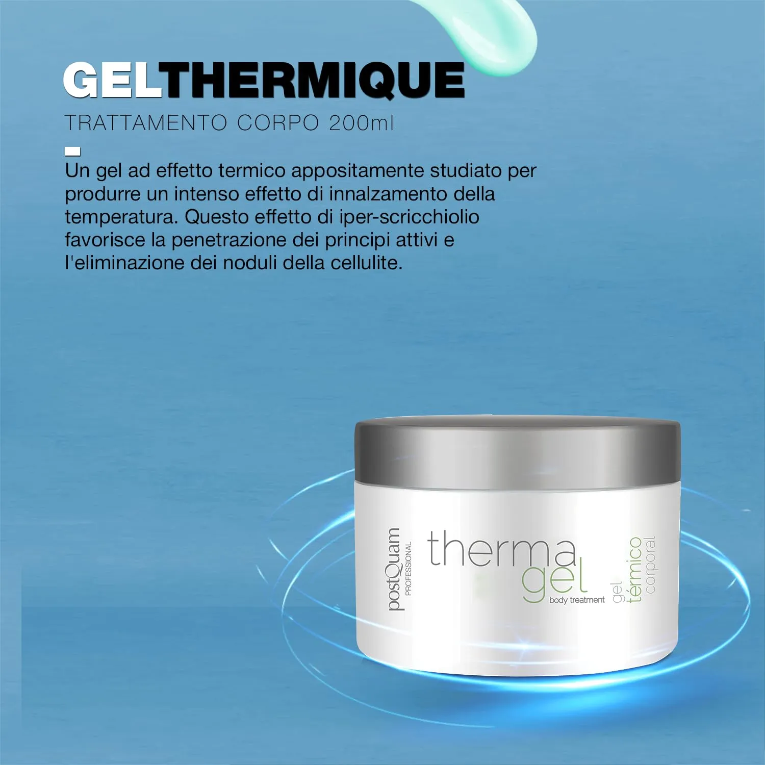 Postquam Gel Corpo Termico Effetto Calore 1 L Edera
