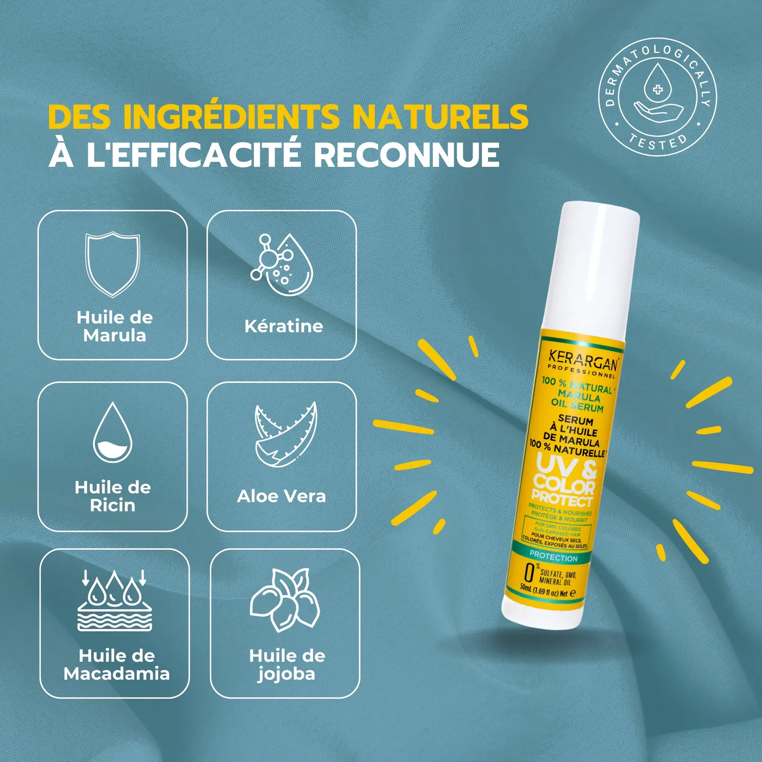 Kerargan Marula UV siero capelli 50 ml anticrespo