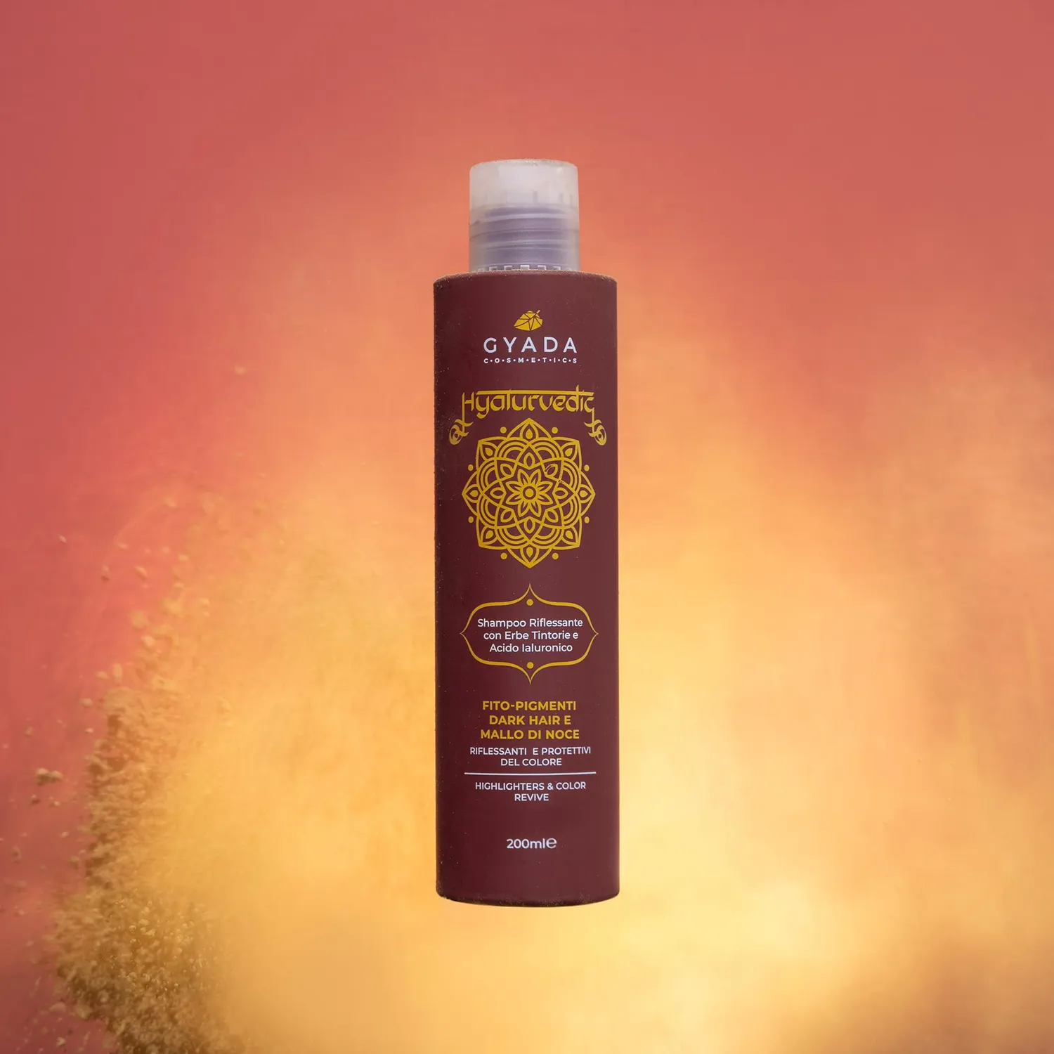 Gyada Hyalurvedic Dark shampoo capelli scuri 200 ml