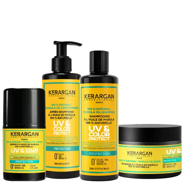 Kerargan Marula Kit UV Colore 800 ml 4 pezzi