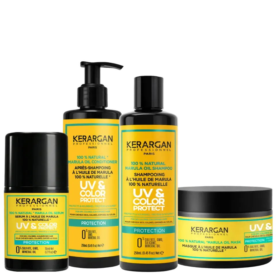 Kerargan Marula Kit UV Colore 800 ml 4 pezzi
