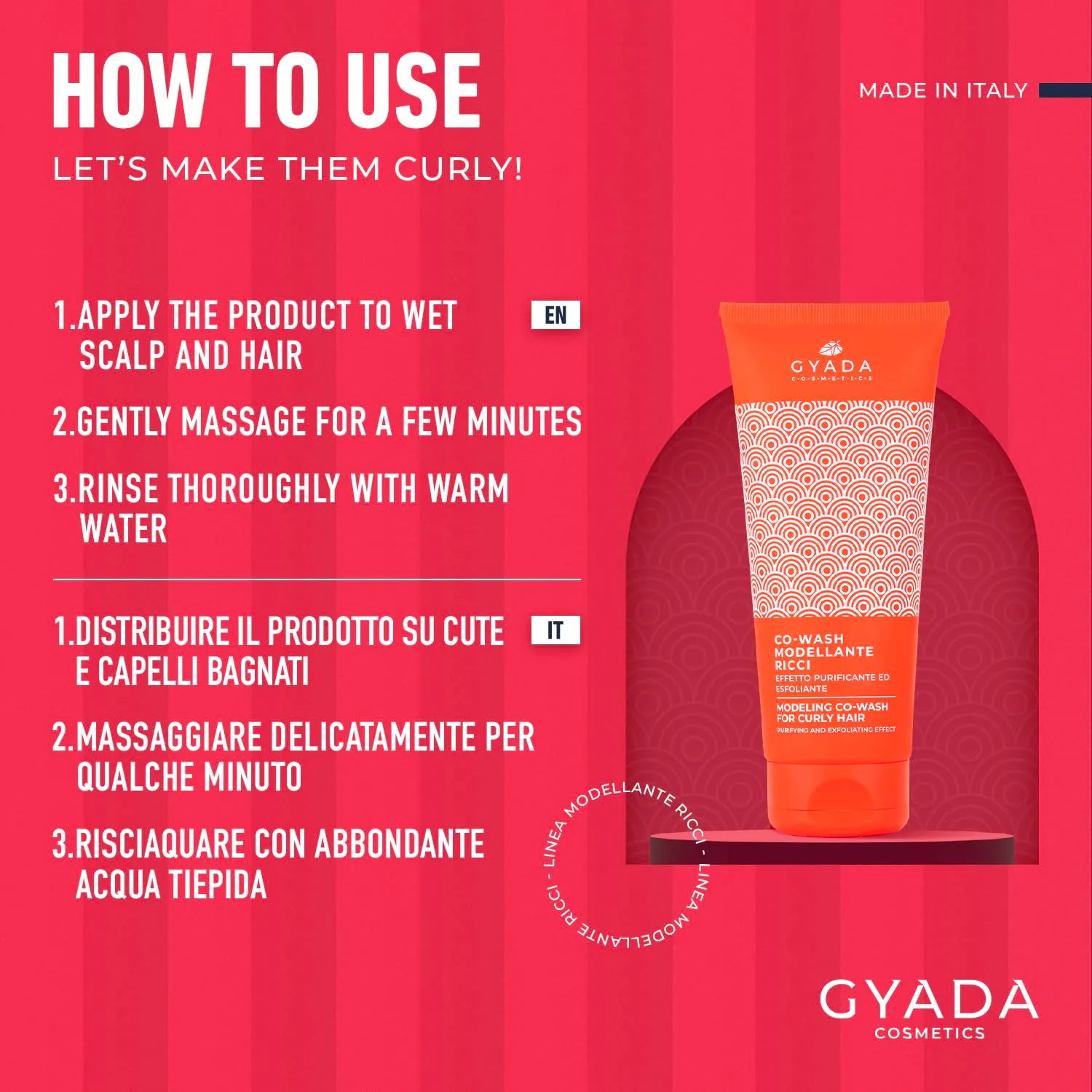 Gyada Cosmetics Ricci Co-Wash Balsamo 200 ml Antiforfora