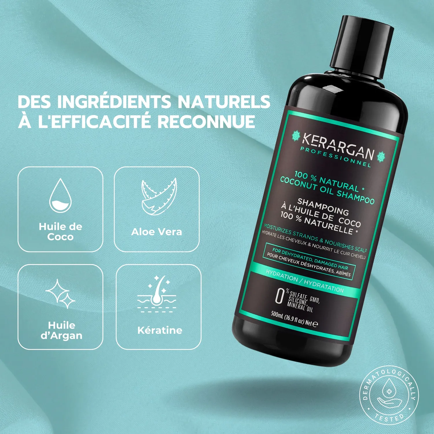 Kerargan Coco shampoo capelli secchi cocco 500 ml
