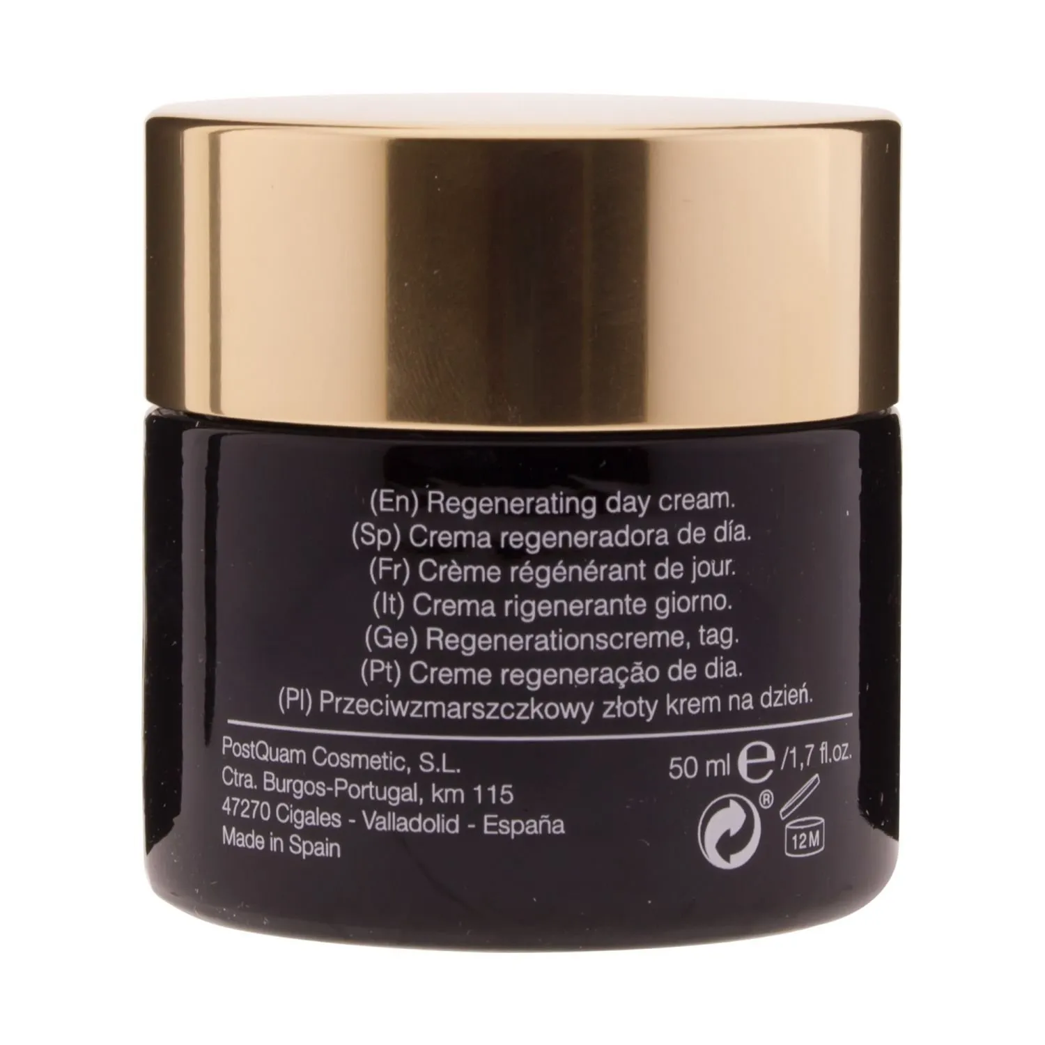 Postquam Luxury Gold Crema Giorno Rigenerante 50 ml Acido Ialuronico